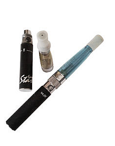 E-Zigarette mit wechselbarem Verdampferkopf
