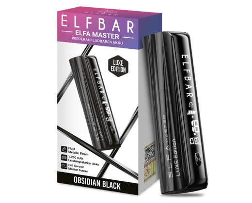 Elfbar - Elfa Master Luxe Edition Akku 1200 mAh Obsidian Black