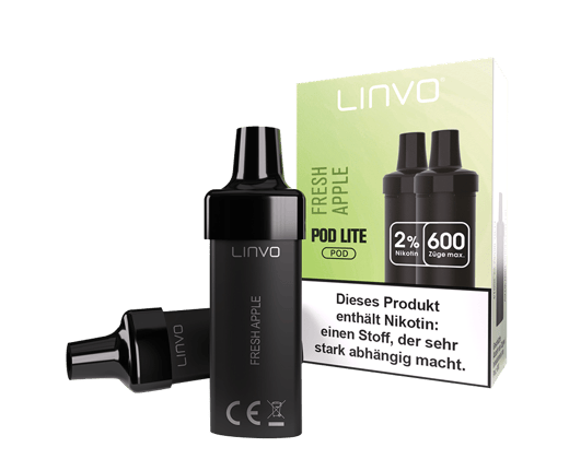 Linvo - Pod Lite Cartridge Fresh Apple 20 mg/ml (2 Stück pro Packung)