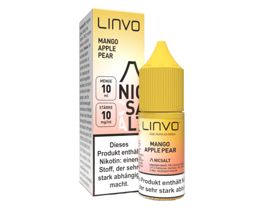 Linvo - Mango Apple Pear - Nikotinsalz Liquid 10 mg/ml