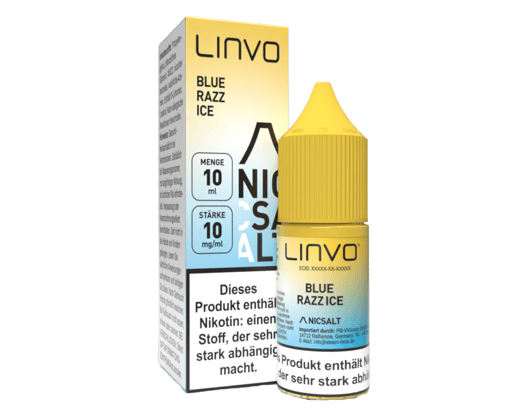 Linvo - Blue Razz Ice - Nikotinsalz Liquid 10 mg/ml