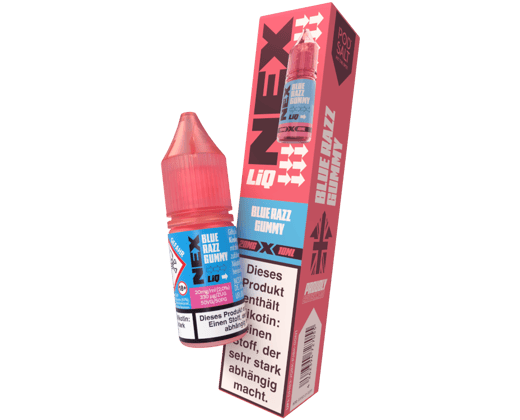 Pod Salt - NexLiq - Blue Razz Gummy - Nikotinsalz Liquid 20 mg/ml