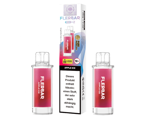 Flerbar - POD Apple Ice 20 mg/ml (2 Stück pro Packung)