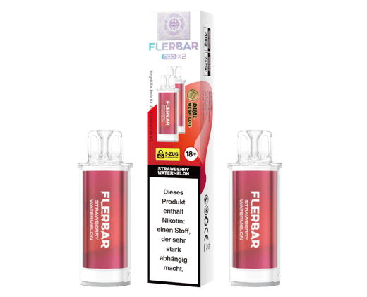 Flerbar - POD Strawberry Watermelon 20 mg/ml (2 Stück pro Packung)