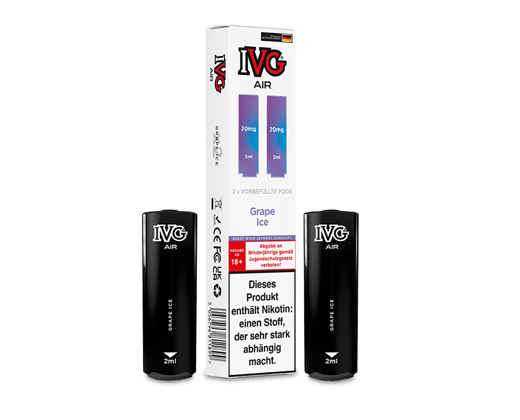 IVG - AIR Pod Grape Ice 20 mg/ml (2 Stück pro Packung)