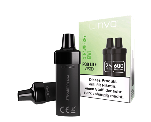 Linvo - Pod Lite Cartridge Strawberry Kiwi 20 mg/ml (2 Stück pro Packung)