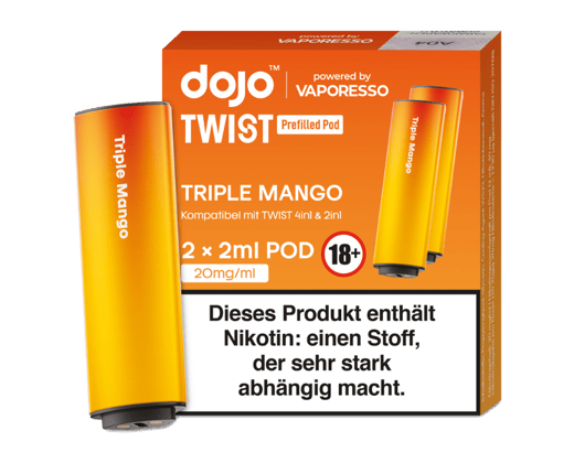 Vaporesso - Dojo - Twist Pod Triple Mango 20 mg/ml (2 Stück pro Packung)