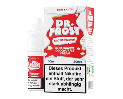 Dr. Frost - Arctic Edition - Strawberry Coconut Ice Cream - Nikotinsalz Liquid 20 mg/ml