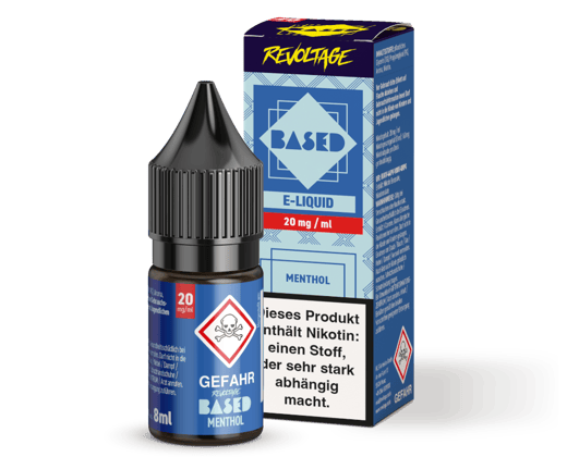 Revoltage - BASED - Menthol Hybrid Nikotinsalz Liquid 8 ml 20 mg/ml
