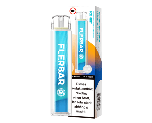 Flerbar - M Einweg E-Zigarette - Ice Mint 20 mg/ml