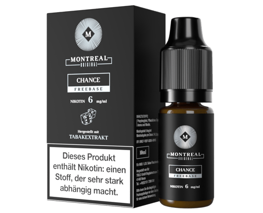 Montreal Original - Chance E-Zigaretten Liquid 6 mg/ml