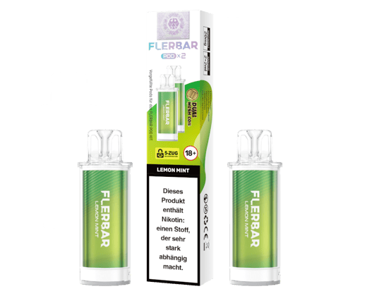 Flerbar - POD Lemon Mint 20 mg/ml (2 Stück pro Packung)