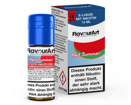 FlavourArt - Red Summer E-Zigaretten Liquid 18 mg/ml