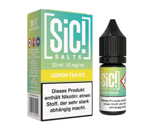SiC! Salts - Lemon Tea Ice - Nikotinsalz Liquid 10 mg/ml