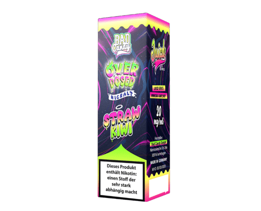 Bad Candy Liquids - Juicd - Overdosed Straw Kiwi - Nikotinsalz Liquid 20 mg/ml