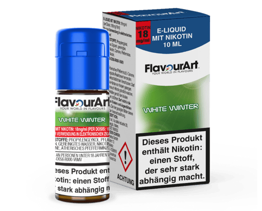FlavourArt - White Winter E-Zigaretten Liquid 18 mg/ml