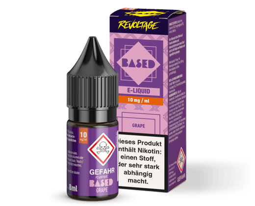 Revoltage - BASED - Grape Hybrid Nikotinsalz Liquid 8 ml 10 mg/ml