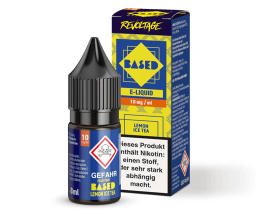 Revoltage - BASED - Lemon Ice Tea Hybrid Nikotinsalz Liquid 8 ml 10 mg/ml