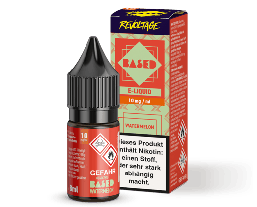 Revoltage - BASED - Watermelon Hybrid Nikotinsalz Liquid 8 ml 10 mg/ml