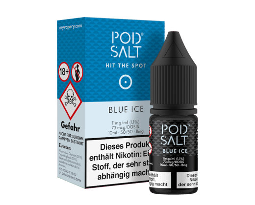 Pod Salt - Blue Ice - Nikotinsalz Liquid 11 mg/ml