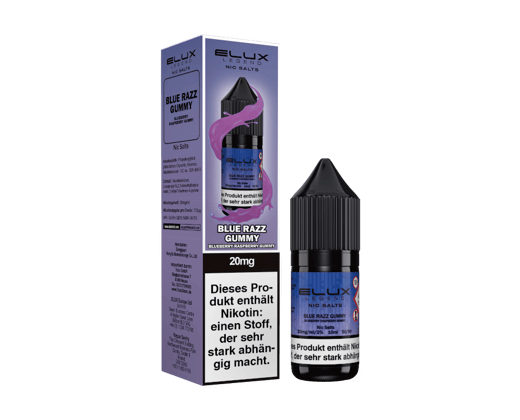 Elux - Blue Razz Gummy - Nikotinsalz Liquid 20 mg/ml