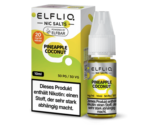 ELFLIQ - Pineapple Coconut - Nikotinsalz Liquid 20 mg/ml
