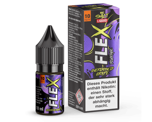 Revoltage - FLEX - Overdosed Grape - Nikotinsalz Liquid 10 mg/ml