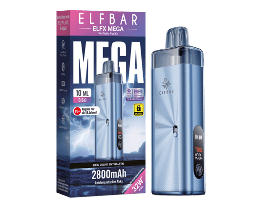 Elfbar - Elfx Mega E-Zigaretten Set Cyan
