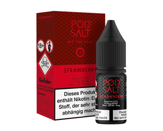Pod Salt - Strawberry - Nikotinsalz Liquid 11 mg/ml