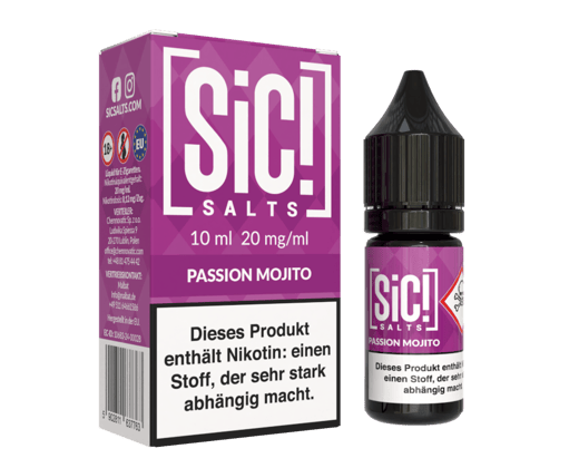 SiC! Salts - Passion Mojito - Nikotinsalz Liquid 20 mg/ml