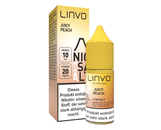 Linvo - Juicy Peach - Nikotinsalz Liquid 20 mg/ml