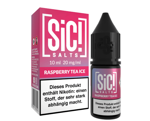 SiC! Salts - Raspberry Tea Ice - Nikotinsalz Liquid 20 mg/ml