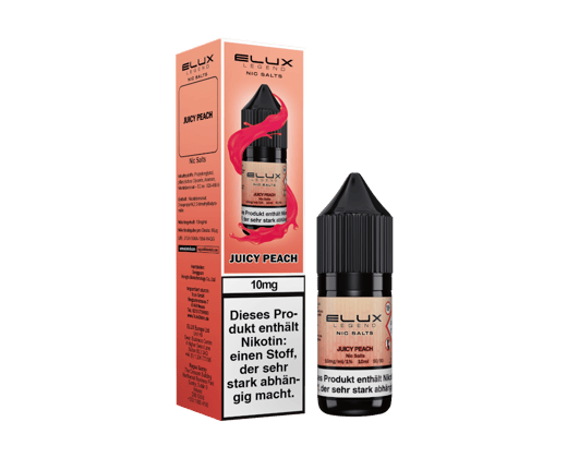 Elux - Juicy Peach - Nikotinsalz Liquid 10 mg/ml