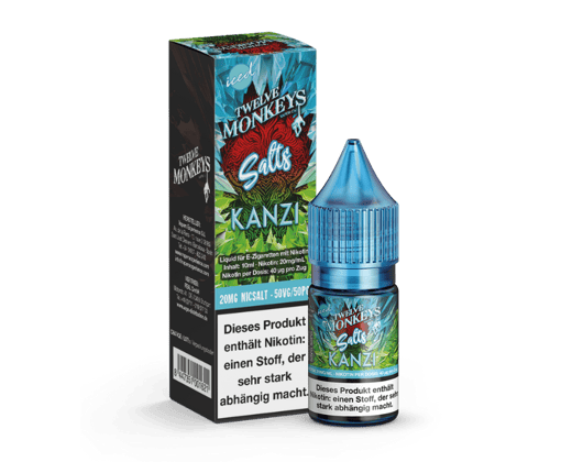 Twelve Monkeys - Iced - Kanzi - Nikotinsalz Liquid 20 mg/ml
