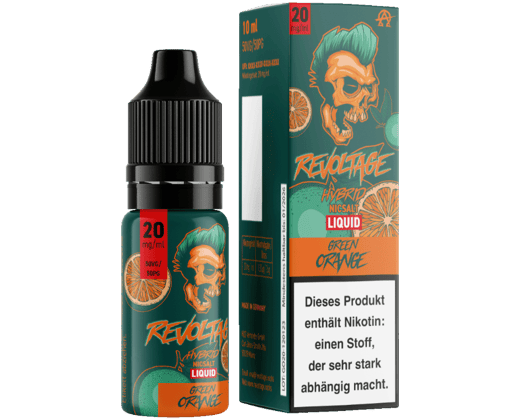 Revoltage - Green Orange - Hybrid Nikotinsalz Liquid 20 mg/ml