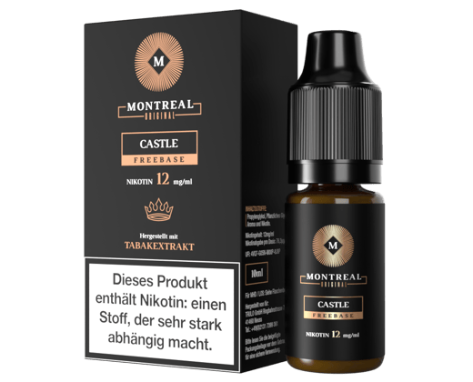 Montreal Original - Castle E-Zigaretten Liquid 12 mg/ml