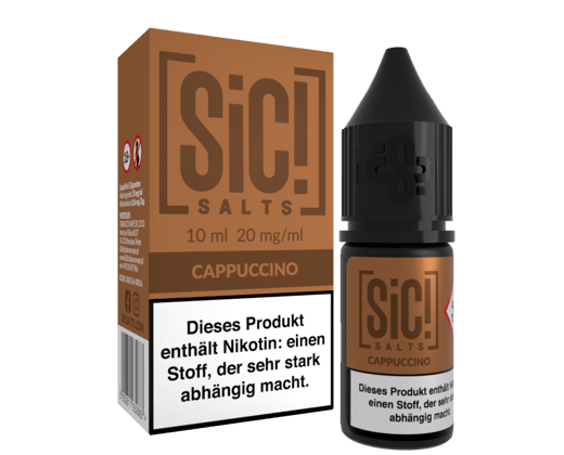 SiC! Salts - Cappuccino - Nikotinsalz Liquid 20 mg/ml