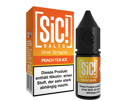 SiC! Salts - Peach Tea Ice - Nikotinsalz Liquid 20 mg/ml
