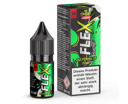Revoltage - FLEX - Overdosed Kiwi - Nikotinsalz Liquid 20 mg/ml