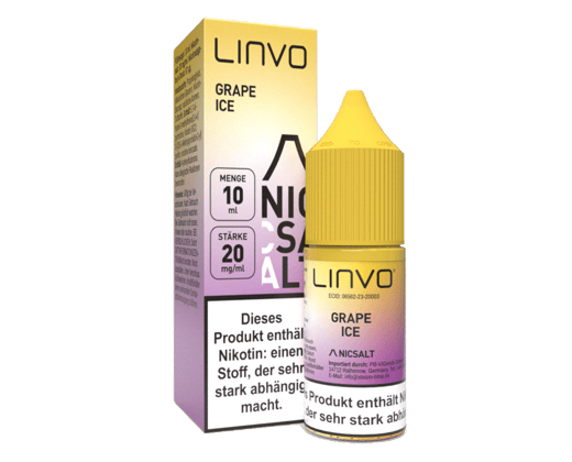 Linvo - Grape Ice - Nikotinsalz Liquid 20 mg/ml