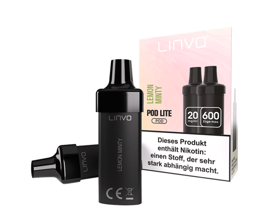 Linvo - Pod Lite Cartridge Lemon Minty 20 mg/ml (2 Stück pro Packung)