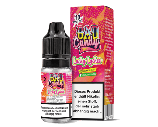 Bad Candy Liquids - Lucky Lychee - Nikotinsalz Liquid 10 mg/ml