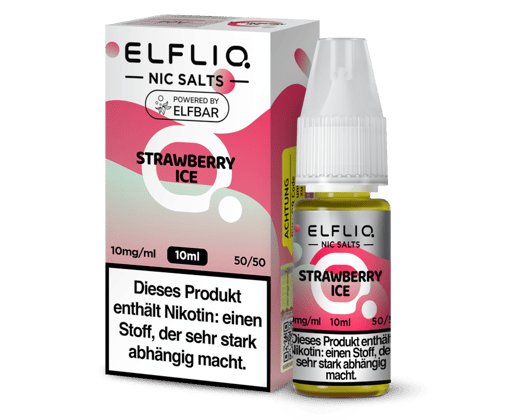 ELFLIQ - Strawberry Ice - Nikotinsalz Liquid 10 mg/ml