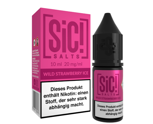 SiC! Salts - Wild Strawberry Ice - Nikotinsalz Liquid 20 mg/ml