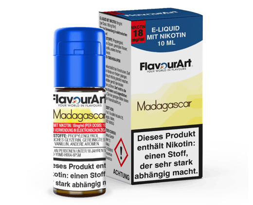 FlavourArt - Madagascar E-Zigaretten Liquid 18 mg/ml