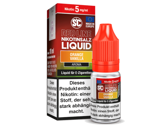 SC - Red Line - Orange Vanilla - Nikotinsalz Liquid 5 mg/ml