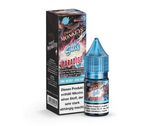 Twelve Monkeys - Iced - Paradise - Nikotinsalz Liquid 20 mg/ml