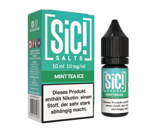 SiC! Salts - Mint Tea Ice - Nikotinsalz Liquid 10 mg/ml