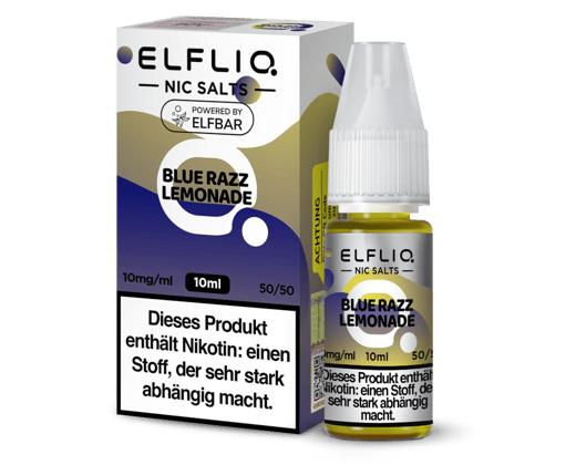 ELFLIQ - Blue Razz Lemonade - Nikotinsalz Liquid 10 mg/ml