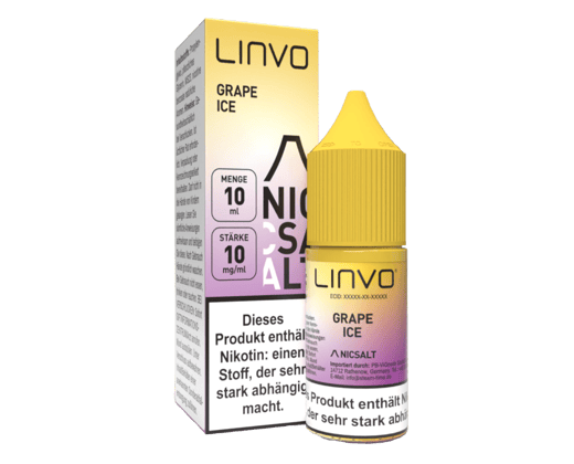 Linvo - Grape Ice - Nikotinsalz Liquid 10 mg/ml